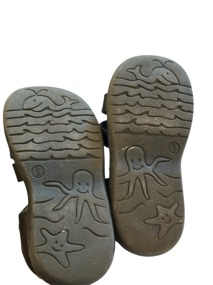 Sandalias NORDSTROM RACK Cuero Superior Hombre Pescador Azul Niño Pequeño Talla 6 Foto 3 de 4