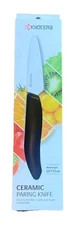 Kyocera Advanced Ceramic Best Sharp Small  3-inch Paring Knife New Black Handle
