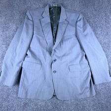 Giacca blazer uomo Stafford American Craftsmen 48L grigio monopetto formale