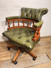 Leather Chesterfield Captains Chair - Free delivery Available
