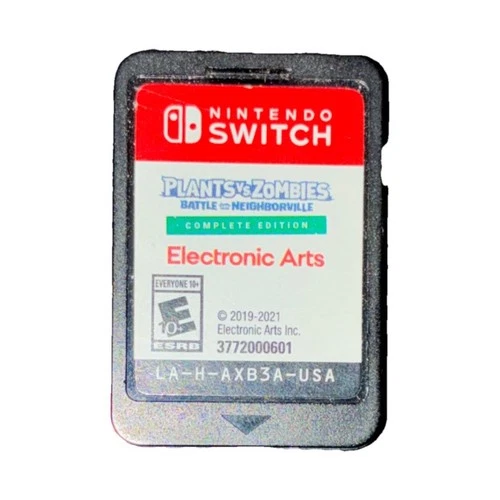 EA Plants Vs Zombies Battle for Neighborville Nintendo Game Card