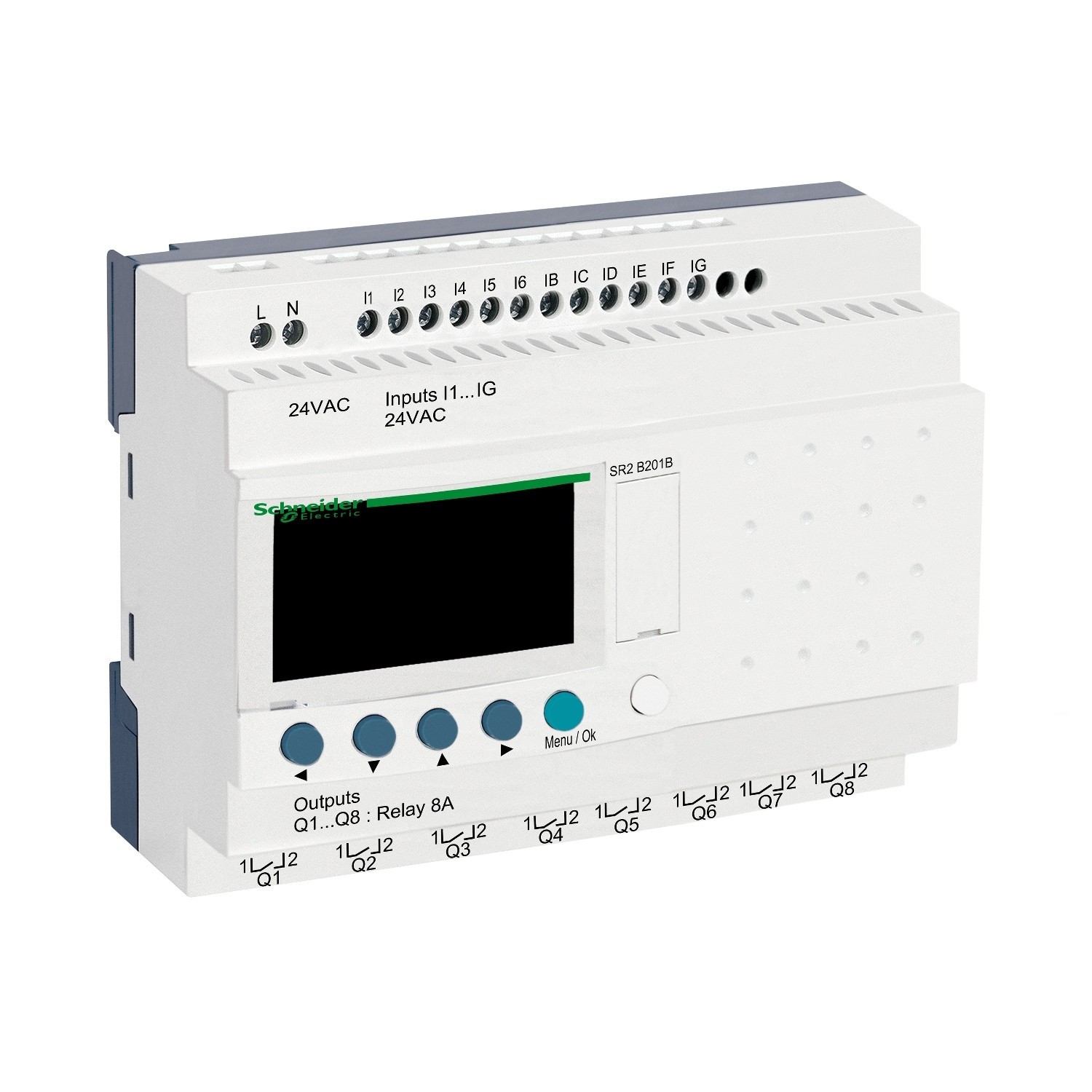 Sr2b201b Schneider Automate Relais Intelligent Compact Zelio Logic - 20 E/S