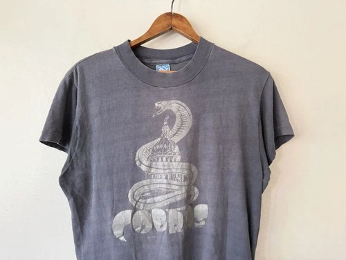 70s Original The Cobras Stevie Ray Vaughan Concert Tour 1970s vintage concert t-shirt, vintage, single stitch, B+ condition