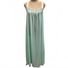 Vintage 1950's Eve Stillman Smocked Rosette Nightgown Mint