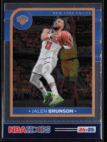 Jalen Brunson 2024-25 Hoops #186 New York Knicks Premium - Picture 1 of 2