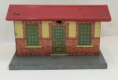 Marx O Scale No 90 Hyde Park Station Tin Building Waiting Room