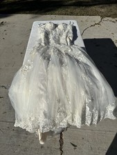 Alfred Angelo Vintage Ivory Wedding Dress With Lace Details