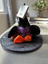 NWT GIRLS DISNEY MINNIE MOUSE WITCH HAT - HALLOWEEN - ADORABLE 