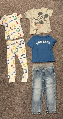 Toddler Boy Clothes Lot Mixed Brands Including Disney Size 4T