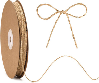 KINGLAKE Juteschnur 1.5Mm, 100M Paketschnur, Juteband Natur, Jute Schnur, Strick