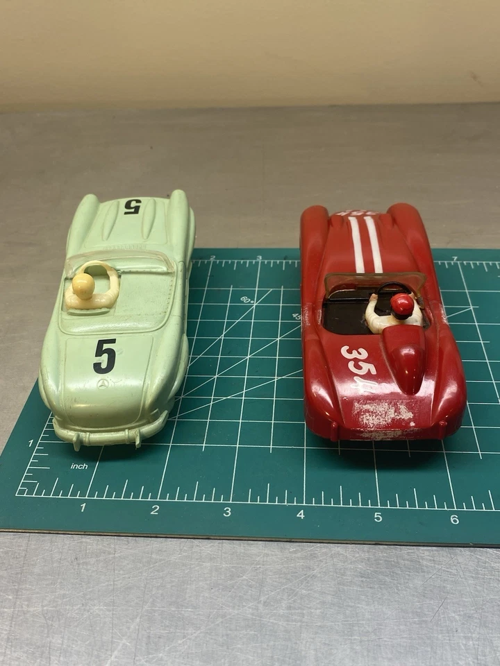 2 VINTAGE 1/24 MARX SLOT CAR TESTED RUNS 1/32 - Image 4 of 4