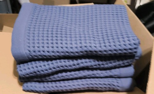 Brooklinen Dreamweave Waffle Four Piece Bath Towel Abyss 