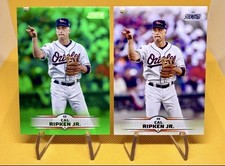 2025 Topps Stadium Club Cal Ripken Jr. Lime Green Foil #19 Orioles + Base 