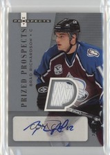2005-06 Fleer Hot Prospects Prized 230/349 Brad Richardson #230 Auto 0k70