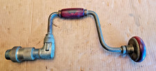 50s Vintage Millers Falls 10 Sweep Lion Brace With Leland Universal Jaws.