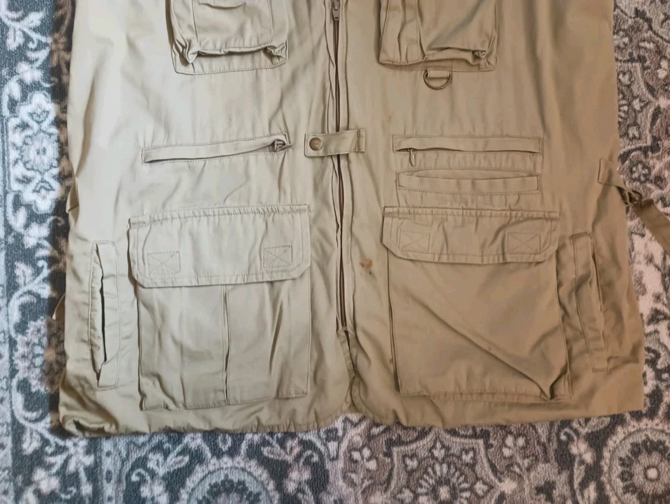 Chaleco de pesca con mosca Orvis para hombre XL bronceado utilitario carga táctica safari al aire libre de colección Foto 3 de 4