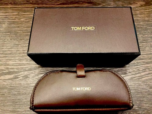 LIMITIERTES braunes TOM FORD ‼️hartes Etui, aus ECHTEM LEDER - Bild 1 von 9