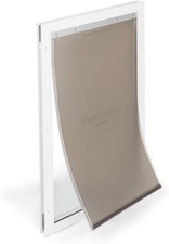 PetSafe PPA00-10861 Aluminum Pet Door for Dogs and Cats - White