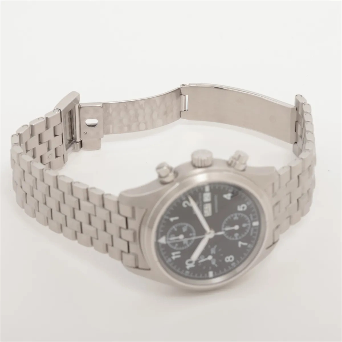 IWC Frieger Chrono IW370607 SS SS AT black dial 3 Extra Links image 5