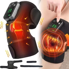 Electric Heated Knee Massager Arthritis Pain Relief Vibration Massage Joint Pad