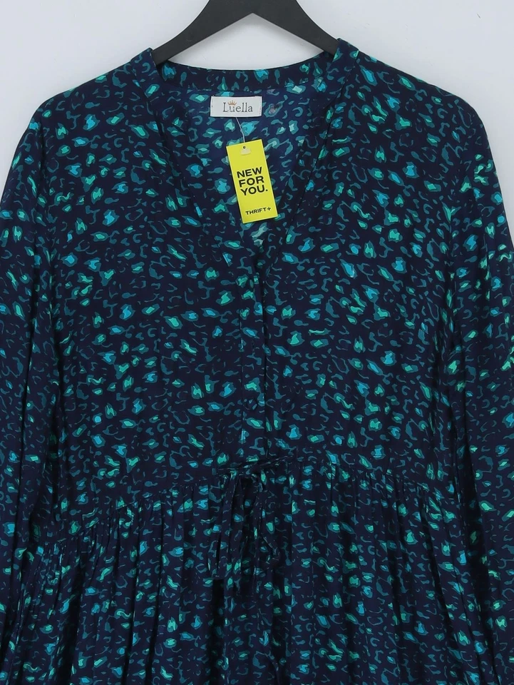 Maxi Vestido Luella L en Azul Foto 3 de 4