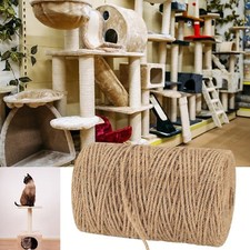 3mm Jute Rope 656 Feet/200m Twine Natural Hemp Rope Heavy Duty DIY Arts Crafts
