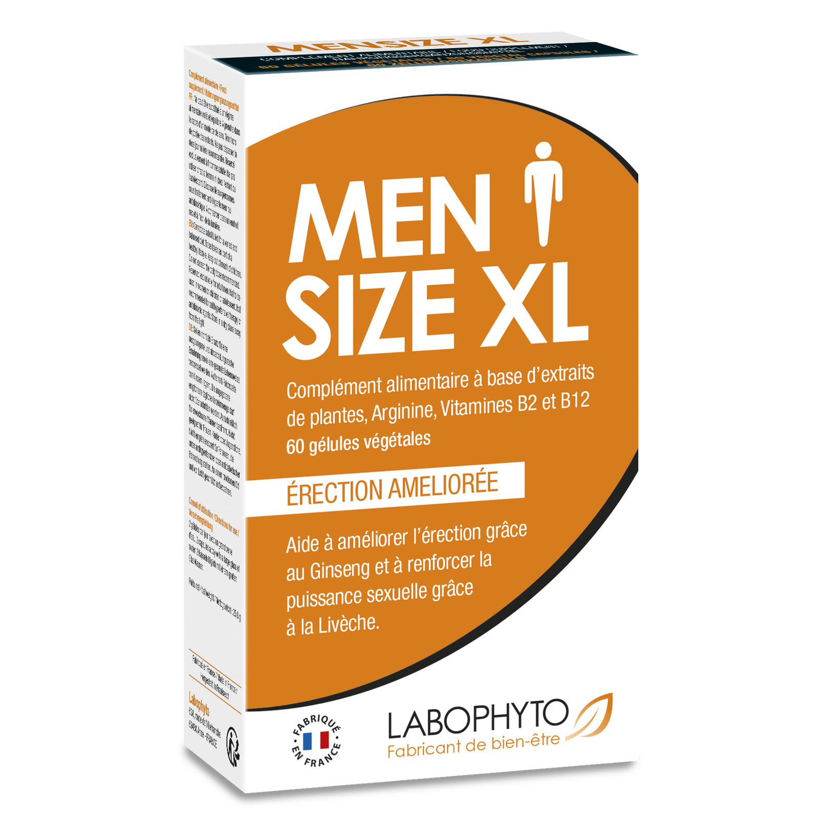 Booster de performance sexuelle pour homme en taille XL avec formule active