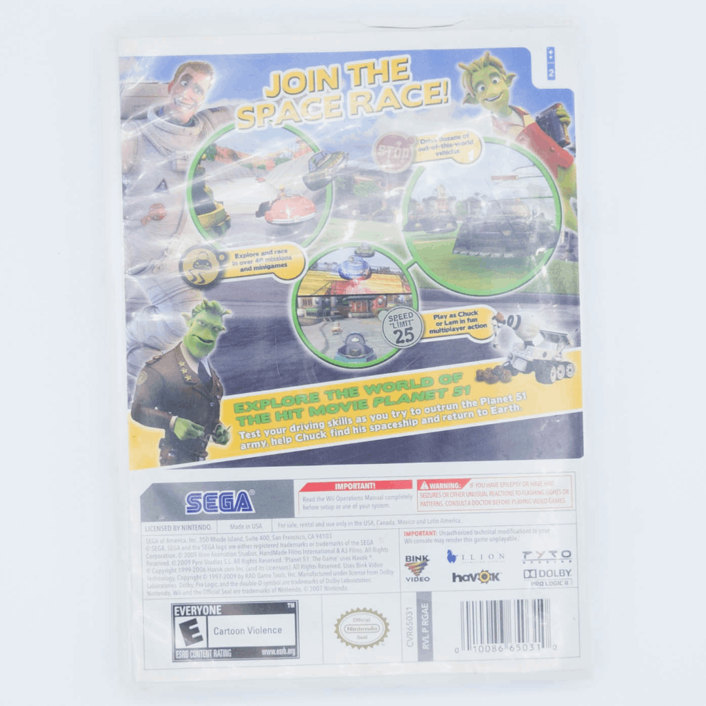 Wii Planet 51 the Game (Tested) | eBay