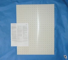 4pc Rolyan PolyForm Thermoplastic Splinting Material Sheet 18"x24" Perforated