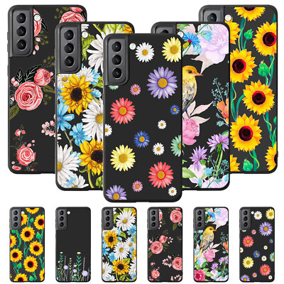 Flower Phone Case Shockproof Cover For Samsung Galaxy S23 S24 A14 A04S A15 A35