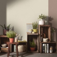 Elle Decoration Vliestapete Einfarbig Struktur Beige Creme 10335-14 (3,34€/1Qm)