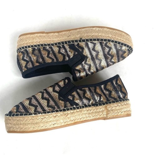 TONI PONS Sequin Fonda-LJ Flatform br Espadrille ~ NWOT 6 - Picture 8 of 12
