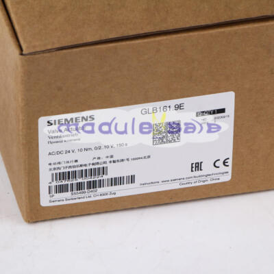 1PCS NEW SIEMENS GLB161.9E 24V 10Nm Valve actuator