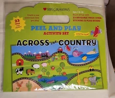 Mrs. Grossman's Peel & Play Activity Set "Across The Country"
