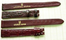 Bracelet De Montre En Cuir Véritable - Première Couche - Tailles 20/22/24mm - Fermoir Laiton - Vintage Et Souple