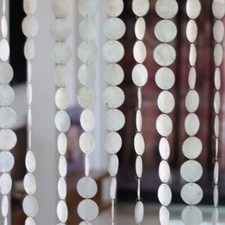 1 Strip Pure Shell Bead Curtain Living Room Door Hanging Curtain DIY Home Curtai
