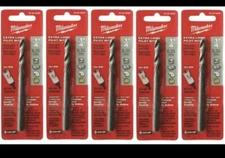 5  Milwaukee 49-56-8000 1/4" Hole Saw Arbor Pilot Drill Bits