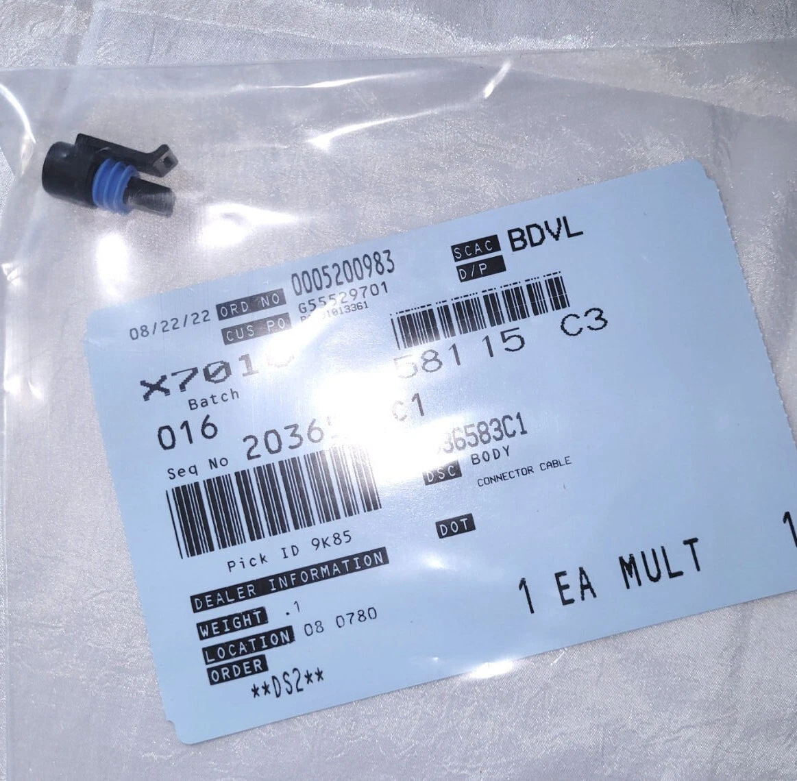 Navistar International Body Cable Connector #2036583C1 | eBay