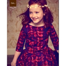 Tea Collection Scotland Holiday 2017 Culzean Castle Ruffle Dress Girls 6