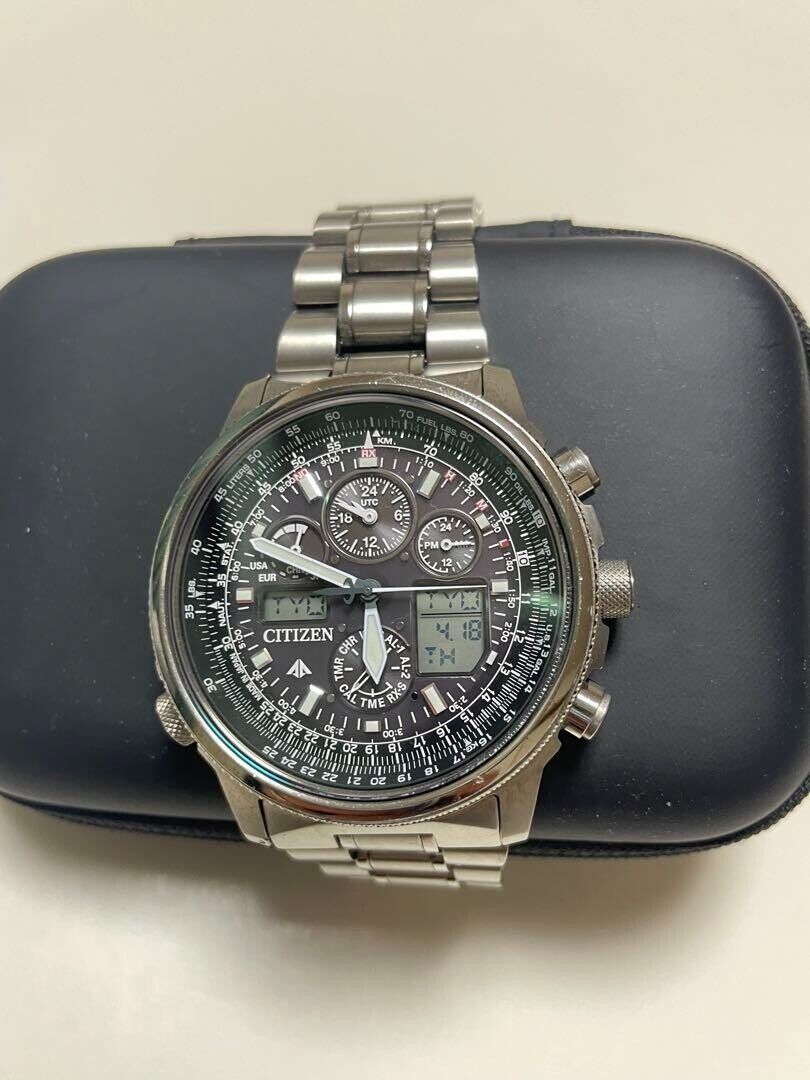 CITIZEN PROMASTER PMV65-2271 Sky Eco-Drive Chronograph Men's CITIZEN PROMASTER PMV65-2271 Sky Eco-Drive Chronograph Men's