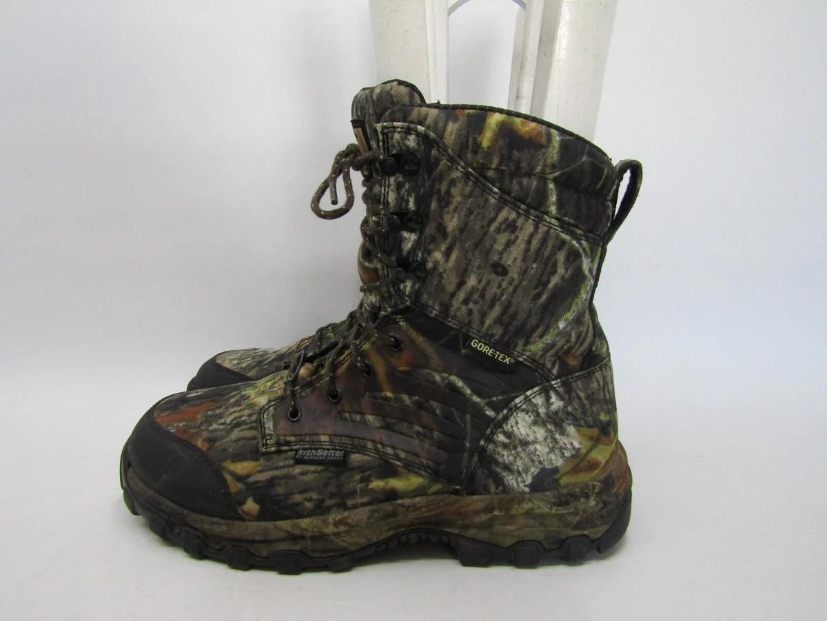 Red Wing Irish Setter Men Sz 10 EE Camo Green Leather Laces