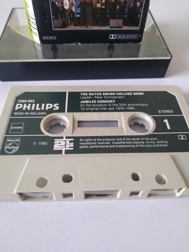 Dutch Swing College Band Jubilee Concert 1980 Cassette Tape HAUGE HOLLAND RARE - Picture 4 of 12
