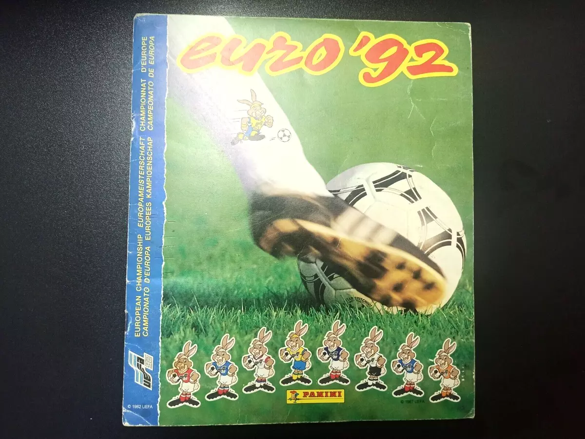 Vintage Album Sticker Euro 92 Panini Full Complete Original Yugoslavia