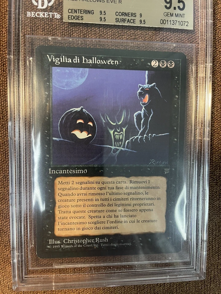 All Hallow’s Eve, Graded ITALIAN (BGS 9.5), MTG, Renaissance FBB - Image 3 of 4
