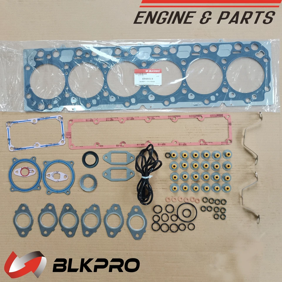 Fully Head Gasket Seal Upper Set For Dodge Ram 6.7L Cummins ISB QSB 24V 07-19 - Image 2 of 4