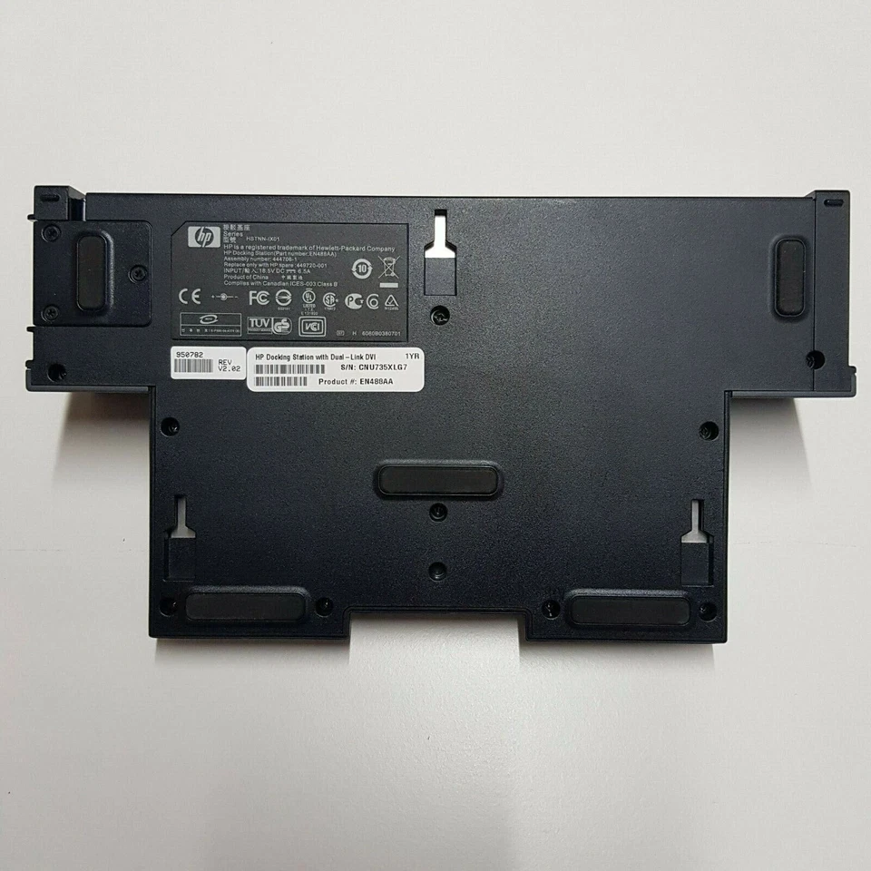 Genuine HP HSTNN-IX01 Docking Station DVI USB 2.0 VGA RS232 EN488AA 444706-1 - Image 4 of 4
