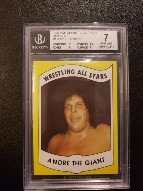 1982 PWE Wrestling All Stars #1 Andre the Giant Rookie BGS 7 Near Mint