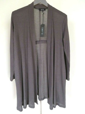 waffle knit duster cardigan