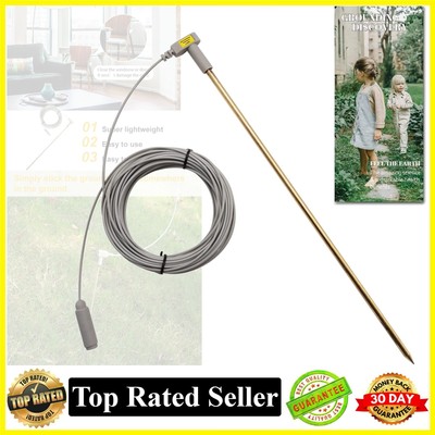 Copper Grounding Rod with 40ft Wire Connect Your Body to the Earth Grounding Mat