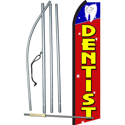 Dentist Complete Swooper Flag Bundle